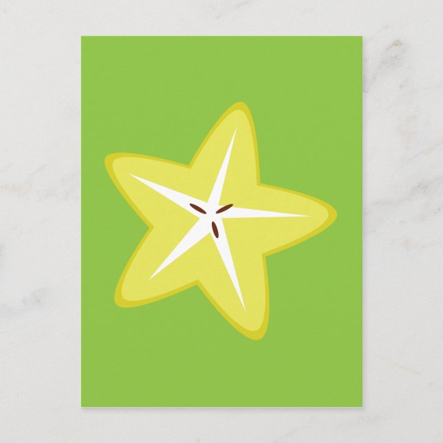Star Fruit Postkarte (Vorderseite)