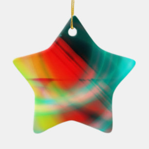 Star für Weihnachtsbaum Keramik Ornament