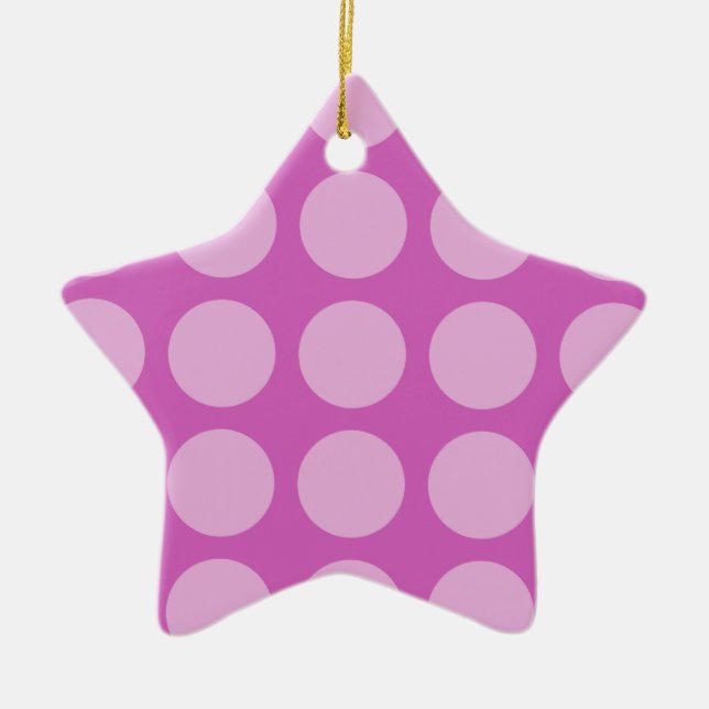 Star für Weihnachtsbaum Keramikornament (Vorne)