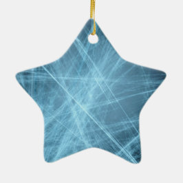 Star für Weihnachtsbaum Keramikornament