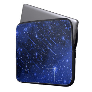 Star Galaxy on Blue Laptopschutzhülle