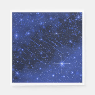 Star Galaxy on Blue Serviette