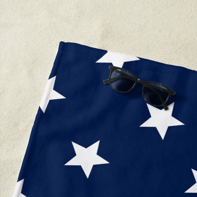 Star Gemustert Blue Strandtuch (Beispiel)