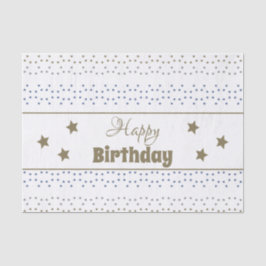 Star Gemustertes Gewebe zum Geburtstag Seidenpapier