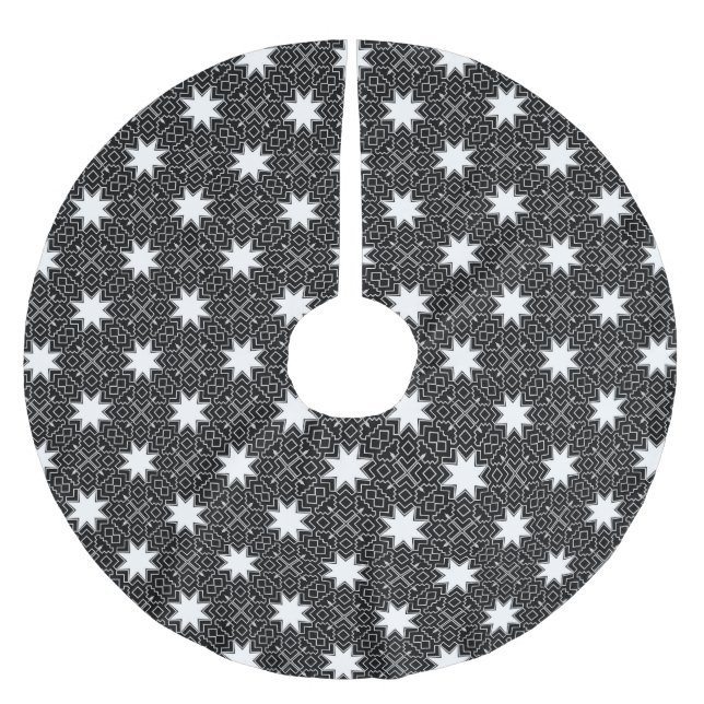 Star Geometric INV Polyester Weihnachtsbaumdecke (Vorderseite)