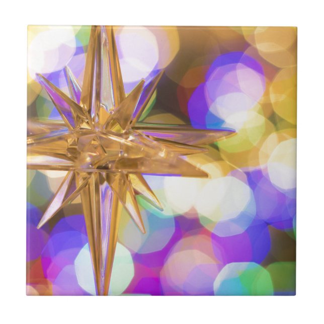 Star Glitzer Fliese (Vorderseite)
