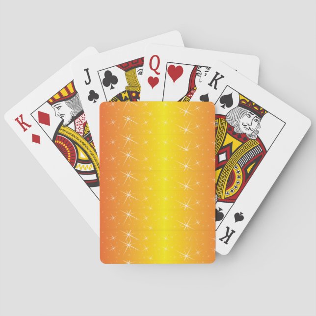 Star Gold Muster Spielkarten (Rückseite)