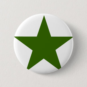 Star GreenDark The MUSEUM Zazzle Geschenke Button