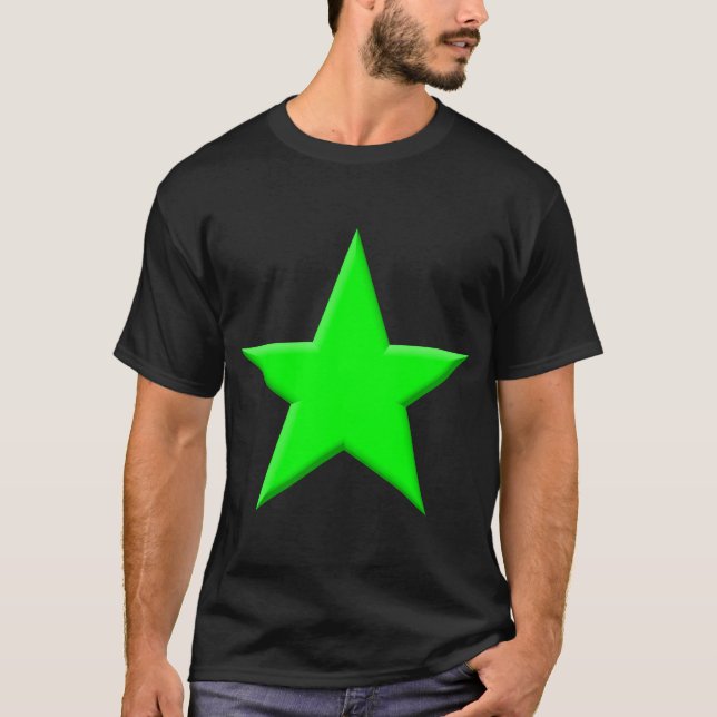 Star - Grün T-Shirt (Vorderseite)