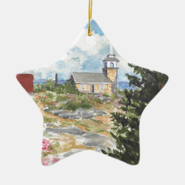 Star Island Isle of Shoals Star Ornament (Vorne)