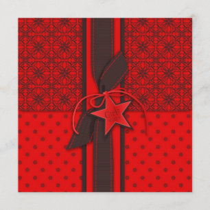 Star ist Geboren Red Baby Dusche Einladung Platz