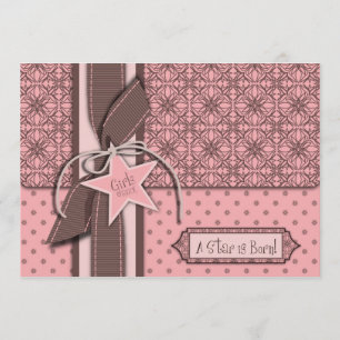 Star ist Geborene Girl Baby Dusche Einladung