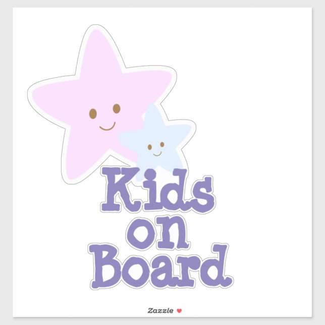 Star Kids an Bord Aufkleber (Blatt)