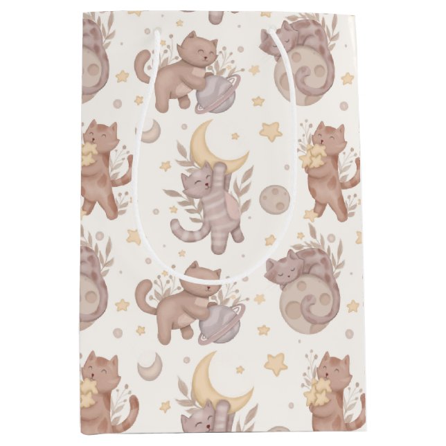 Star Kittens Mittlere Geschenktüte (Vorderseite)