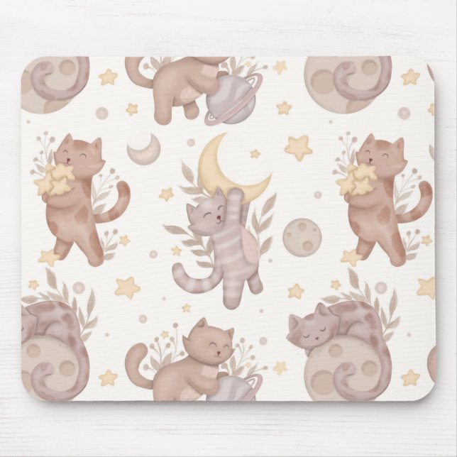 Star Kittens Mousepad (Vorne)