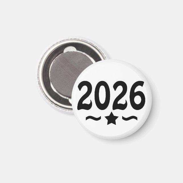 Star-Klasse des Abschlusses 2026 Magnet (Vorderseite/Rückseite)