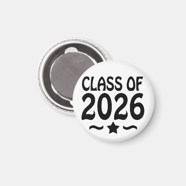 Star-Klasse des Abschlusses 2026 Magnet (Vorderseite/Rückseite)