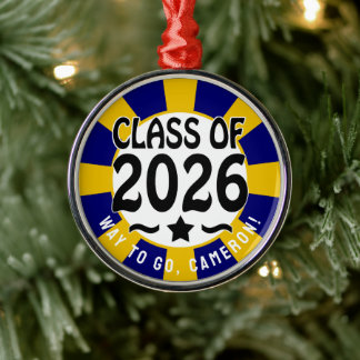 Star-Klasse des Abschlusses 2026 Ornament Aus Metall