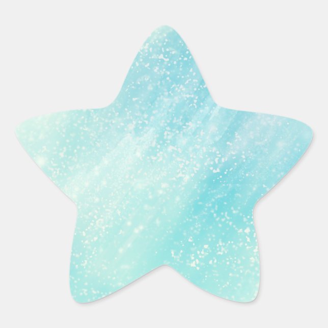 Star Light Blue Aufkleber (Vorderseite)
