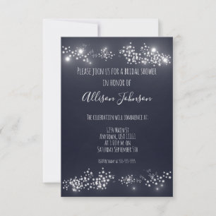 Star Light Bridal Dusche Einladung