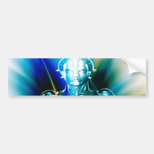 Star Light Robot Autoaufkleber