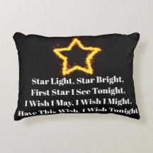 Star Light Star Bright Accent Pillow