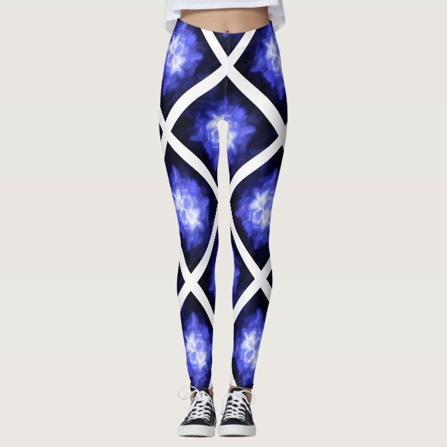 Star Light Star Bright Blue Leggings (Vorderseite)