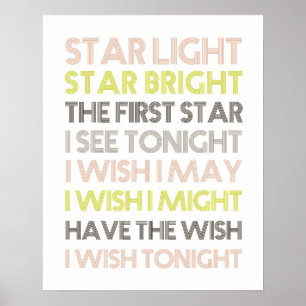 Star Light Star Bright Poster