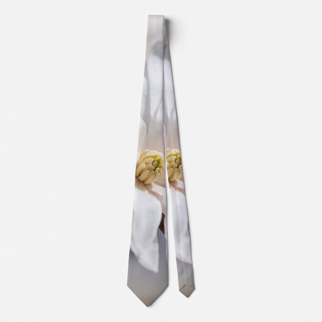 Star Magnolia Bloom Neck Tie Krawatte (Vorderseite)
