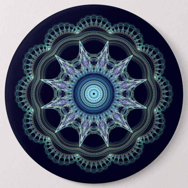 Star Mandala Button (Vorderseite)