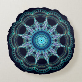 Star Mandala Rundes Kissen