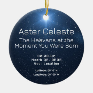 Star Map Ornament