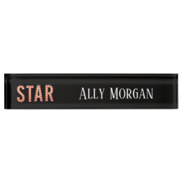 STAR Marquee Lights Personalisiert Namensplakette