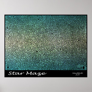 Star Maze Poster