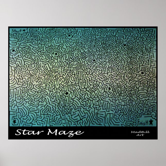 Star Maze Poster (Vorne)