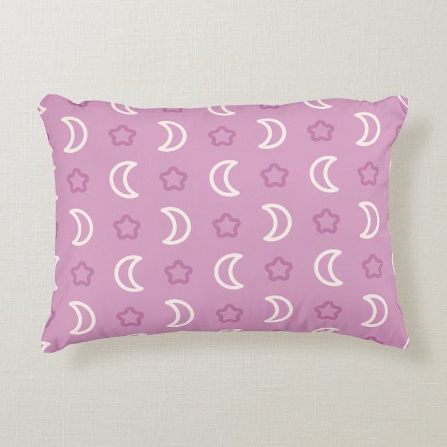 Star & Moon Accent Pillow Dekokissen (Vorderseite)