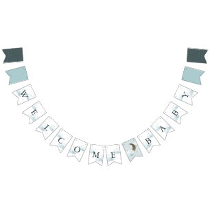 Star Moon & Cloud Begrüßungsflaggen für Kleinkinde Wimpelkette