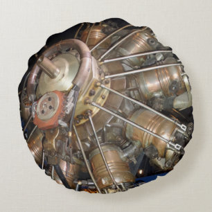Star Motor Round Pillow Rundes Kissen