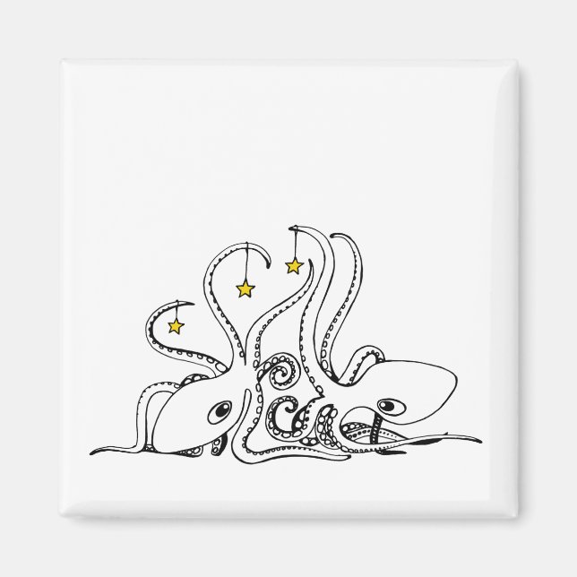 Star Octopodes Magnet (Vorne)