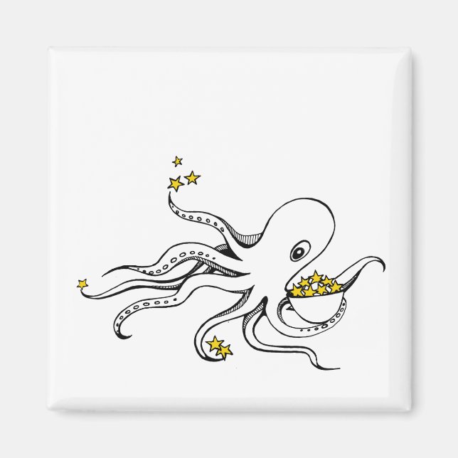 Star Octopus Magnet (Vorne)