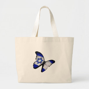 Star of David Butterfly Jumbo Stoffbeutel