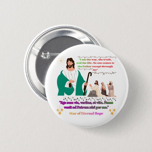 Star of Eternal Hope Button (Vorne & Hinten)