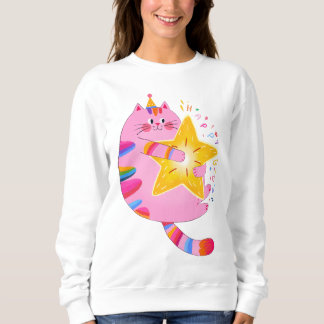 Star of the Purrty: B-Day Edition 🎂✨ Sweatshirt