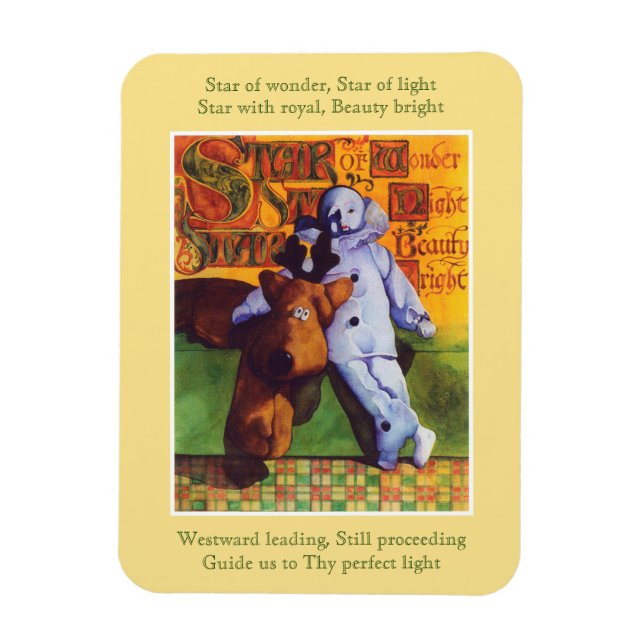 STAR OF WONDER Flexible Magnet - Gold (Vertikal)