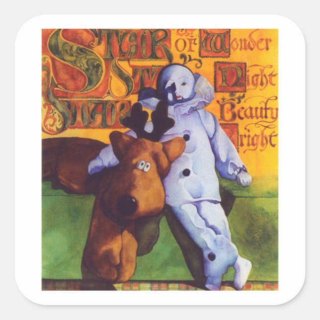 STAR OF WONDER Large Square Stickers (Vorderseite)