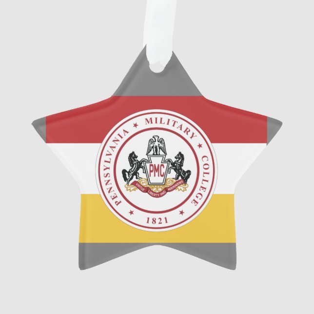 * Star-Ornament mit PMC-Logo Ornament (Rückseite)