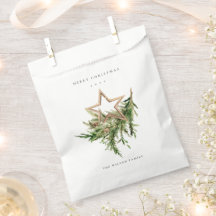 Star Ornament Pine Branch Fauna Frohe Weihnachten