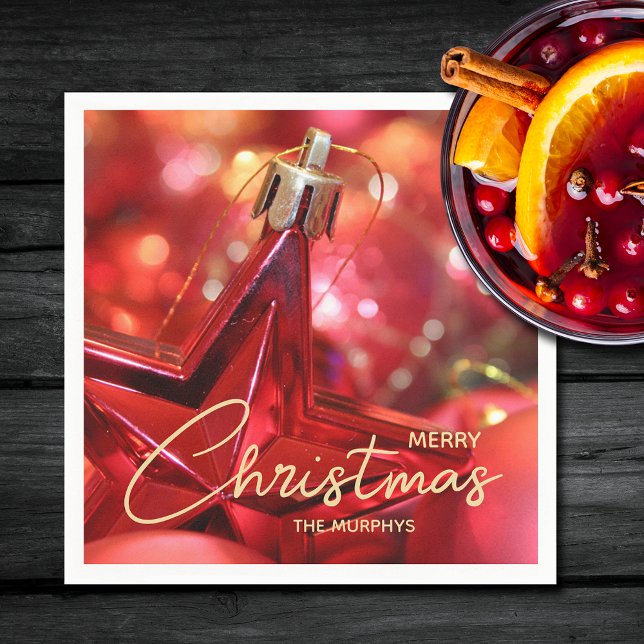 Star Ornament Weihnachten Serviette (Von Creator hochgeladen)