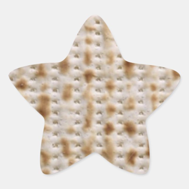 Star Passover Matzoh Stickers (Vorderseite)