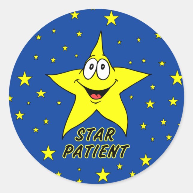Star Patient Sticker (Vorderseite)